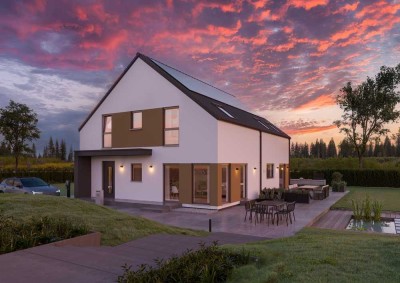 � „Zwei Generationen, ein Zuhause – Das moderne Zweifamilienhaus-Konzept.“