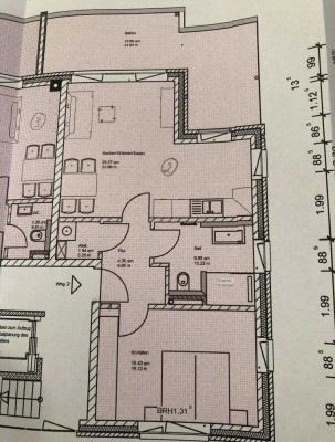 Freundliche 2-Zimmer-Wohnung mit gehobener Innenausstattung mit Balkon und EBK in Rheine