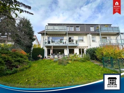 Stadtleben trifft Gartenfreude – stilvolle 4-Zimmer-Wohnung mit Garage in bester Rheinbacher Lage