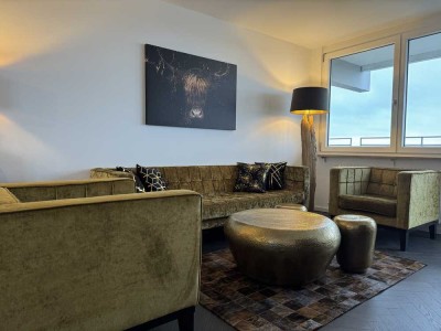Penthouse Flair mit den Blick in die Alpen