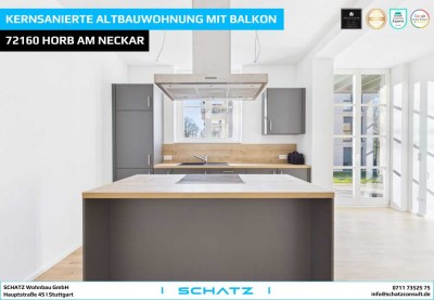 Kernsanierte Altbauwohnung mit Terrasse