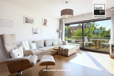Lichtdurchflutete 4-Zimmer-Wohnung mit Balkon in grüner Lage von Düsseldorf-Wittlaer
