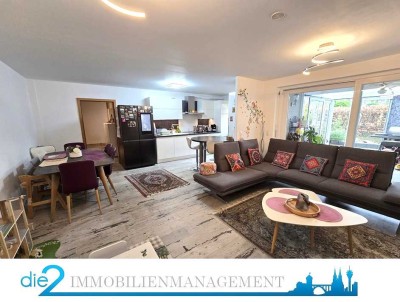 Helle 3-Zimmerwohnung mit EBK, TG-STP, Wintergarten + Garten in Ohligs!