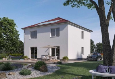 Geplanter Neubau 6-Zimmer-Stadtvilla mit Eigenstromanlage