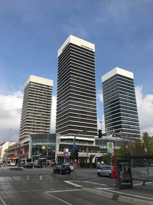 Voll möblierte Wohnung im Mundsburg-Tower!