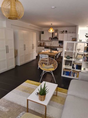 Exklusive 1,5-Zimmer Wohnung mit Terrasse und modernisiertem Badezimmer