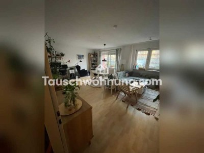 Tauschwohnung: Große und sonnige 2 ZKB mit Balkon und Blick ins Grüne
