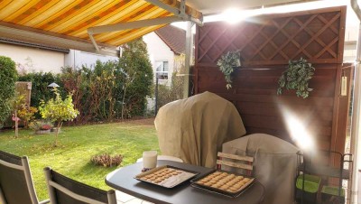 -RESERVIERT-Barrierefreie 2-Zimmer Erdgeschosswohnung mit eigenem Garten in Oftersheim