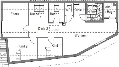 Ansprechende helle 4-Raum-DG-Wohnung im Zentrum von Hessisch Lichtenau