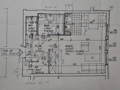 Schöne 1-Zimmer-Wohnung 39 m2 im grünen Wien