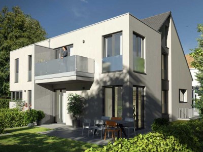 3 Zi. + 2 Terrassen nach Osten und Westen.
