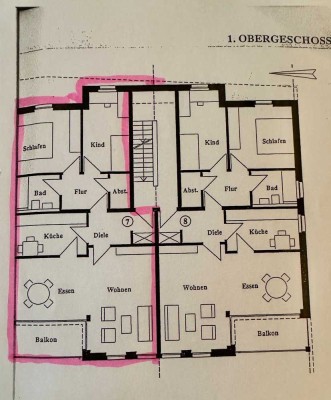 Helle 3-Zimmer-Wohnung mit Süd-/Westbalkon in ruhiger Lage von Münster-Wolbeck
