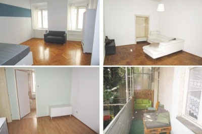 zentrale 3-Zimmer Altbau-Wohnung - sanierungsbedürftig mit großem Potential
