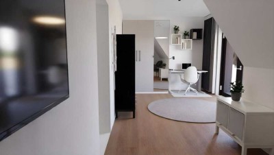 N8- Neubau TOP Maisonette Wohnung im Herzen von Aachen, teilmöbliert oder vollmöbliert