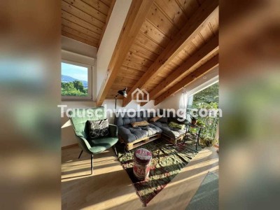 Tauschwohnung: 2 Zimmer DG Wohnung mit Ausblick gegen 2 Zimmer in Freiburg