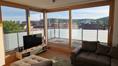 Hochwertige Penthousewohnung in der Sanderau mit tollem Blick auf die Festung!