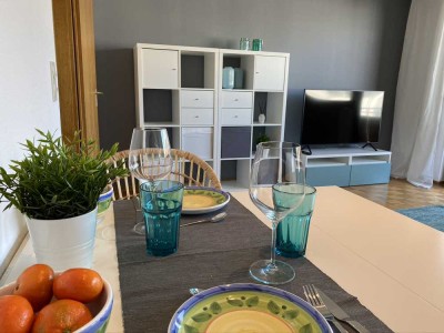 komplett  möblierte  2-Zimmer-Wohnung in Leinfelden-Echterdingen nähe Bosch, Daimler, Flughafen/Mess