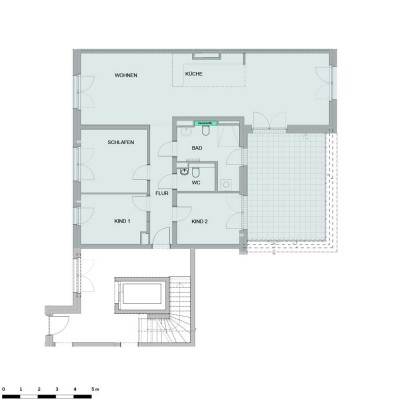 Erstbezug einer 4 -Zimmer-Neubauwohnung im 3.OG mit Dachterrasse in Weidenpesch – barrierefrei!