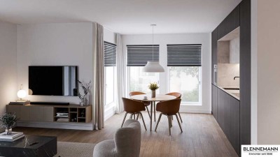 WOHNEN IM ANTONIUS-QUARTIER: 2 Zi.-WHG mit Balkon und EEK: A