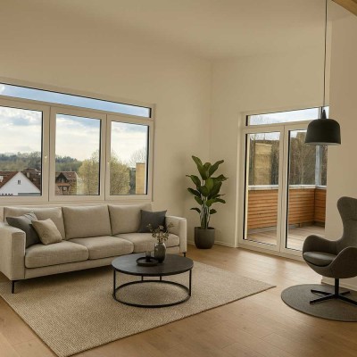 Penthouse-Traum im Neubau mit 3,5 Zimmern - Stilvoll wohnen über den Dächern