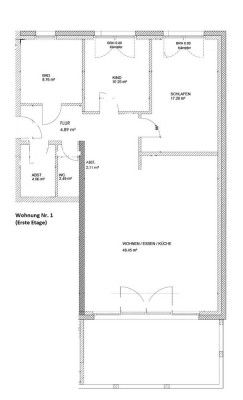 Moderne Terrassenwohnung mit Balkon, Einbauküche und Stellplatz – barrierefrei