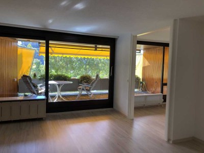 3 1/2 Zimmer-Terrassenwohnung mit schönem Blick auf Neckar und Mannheimer Skyline