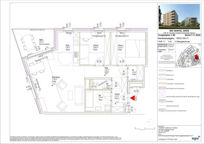 3-Zimmer-Wohnung mit Balkon, Top 11