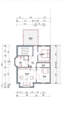 Exklusive 2-Zimmer-Wohnung mit gehobener Innenausstattung mit Balkon in Höxter