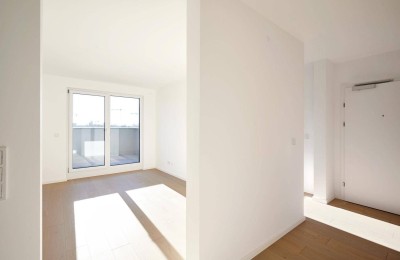 Ihr neues Zuhause: 4-Zimmer-Wohnung mit hofseitigerTerrasse 
nahe Donau - ERSTBEZUG!