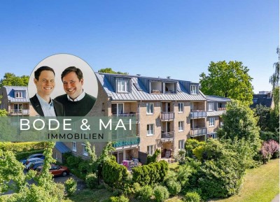 REINBEK-Lichtdurchflutete Endetagen-Wohnung mit Süd-Loggia & TG-Stellplatz