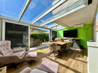 BARRIEREFREIE 4 ZIM. EG-WOHNUNG - ENERGIEEFFIZIENT - WINTERGARTEN - TERRASSE - 1 GARAGE - 3 STELLPLÄ