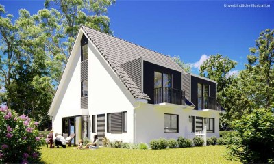 Ruhig gelegene Neubau-DHH mit Grundstück – voll unterkellert, grün & stadtnah in München-Nord
