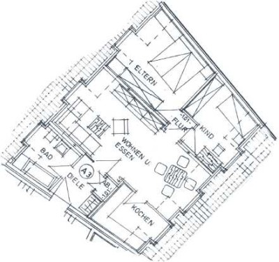 Zentrale 3 Zimmer Wohnung nahe an der Ems