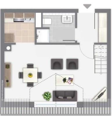 Charmante Maisonettewohnung im Herzen von Kissing