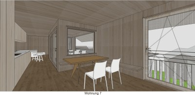 4-Zimmer Penthouse Whg, Hochwertiger Holzbau in Hanglage, Top 7