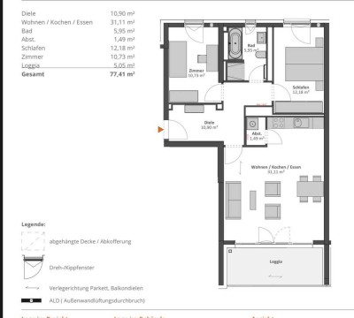 Erstbezug 3-Zimmerwohnung mit Balkon und Keller Rathausgasse 23, 12529 Schönefeld