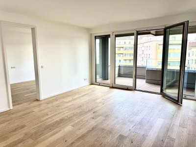 Provisionsfrei: Hauptbahnhof - Zweizimmer-Wohnung im 5. Stock - VON DER SONNE GEKÜSST