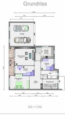 Vollständig renovierte 4-Zimmer-Wohnung mit Freisitz in Murg