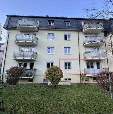 3-Raum-Wohnung mit Balkon in ruhiger Lage von Aue
