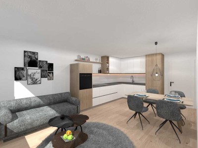 Erstbezug nach Sanierung und Einbauküche: Geschmackvolle 3-Raum-Wohnung mit geh. Innenausstattung