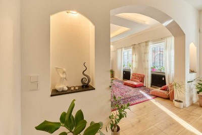 Außergewöhnliche Wohnung mit offener Architektur und 3 m Deckenhöhe