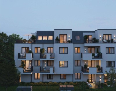 38m² | 1. Etage | 2-Zimmer Wohnung | 8m² Balkon | Ausrichtung Süd-Osten