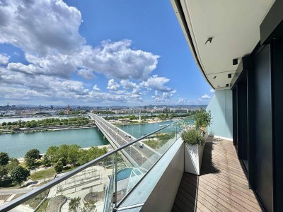 Den schönsten Ausblick auf Stephansdom, Prater &amp; Neue Donau: Doorman, Gym, Pool, Wellness - LUXUS WOHNEN