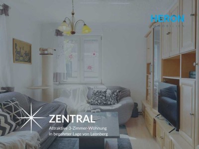 ZENTRAL – Attraktive 3-Zimmer-Wohnung in begehrter Lage von Leonberg