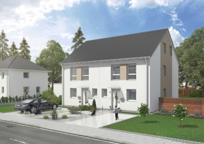 Exklusives Doppelhaus mit KfW-Förderung – stilvoll wohnen in bester Lage