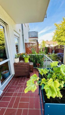 Licht, Luft, Lebensgefühl. Bezugsfreie 2-Zimmer Terrassenwohnung mit Garten in Mainz-Finthen