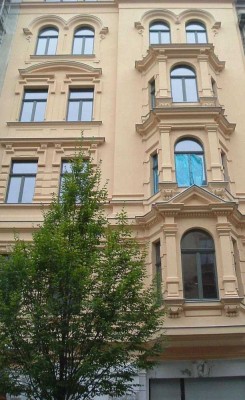 Lichtdurchflutete Dachgeschosswohnung im Gründerzeithaus mit Terrasse und Balkon