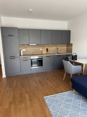 Schöne und helle 1 Zimmer möblierte Wohnung zu vermieten