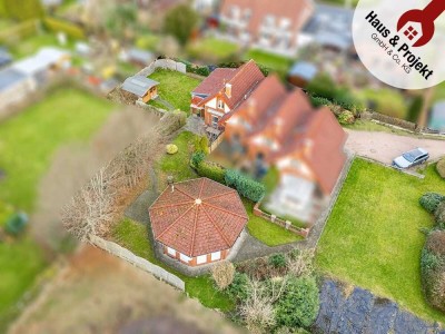 Wohlfühloase in Schortens-Grafschaft: Reihenendhaus mit Sauna und Garten-Pavillon