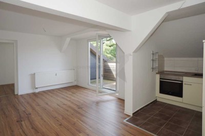 Moderne 3-Raum-Wohnung mit Dachterrasse und Einbauküche!
